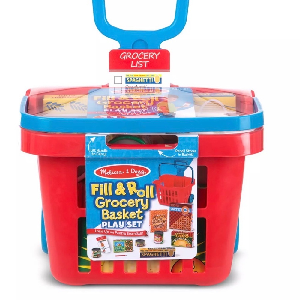 Melissa and‎ Doug grocery basket Set